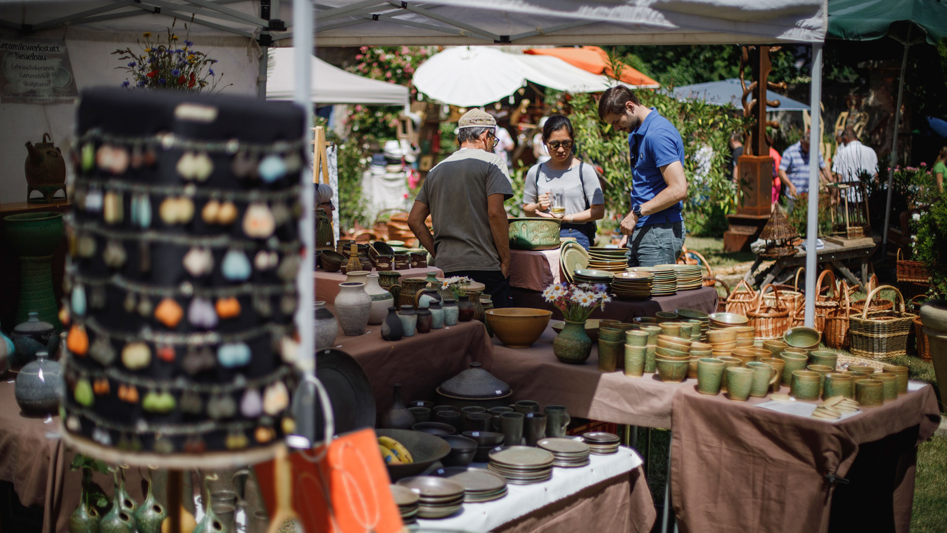 WohnKulturGut Gostewitz, Hiergemachtes am Stand