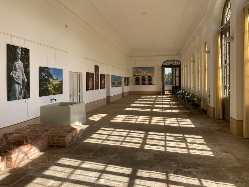 Barockgarten Großsedlitz, Langgalerie