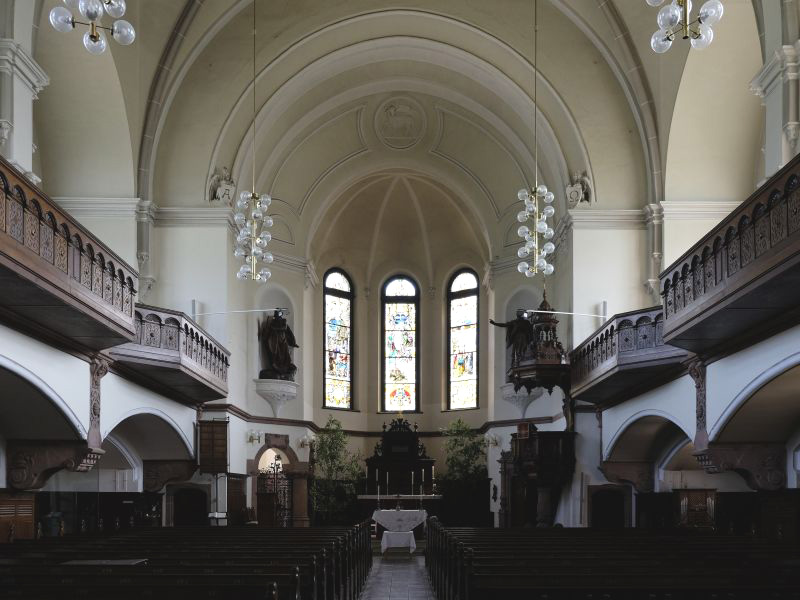 Blick zum Chorraum, Foto: Fundador/Wikipedia Blick zum Chorraum, Foto: Fundador/Wikipedia